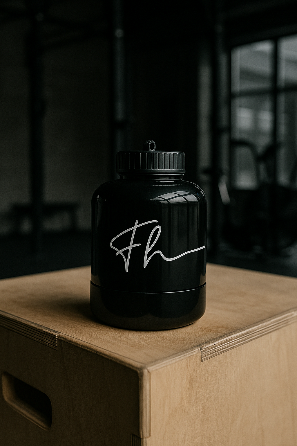 Protein powder container