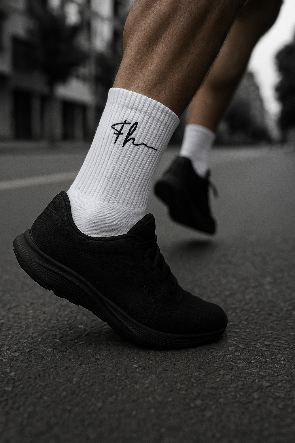 Outdoor sports white socks